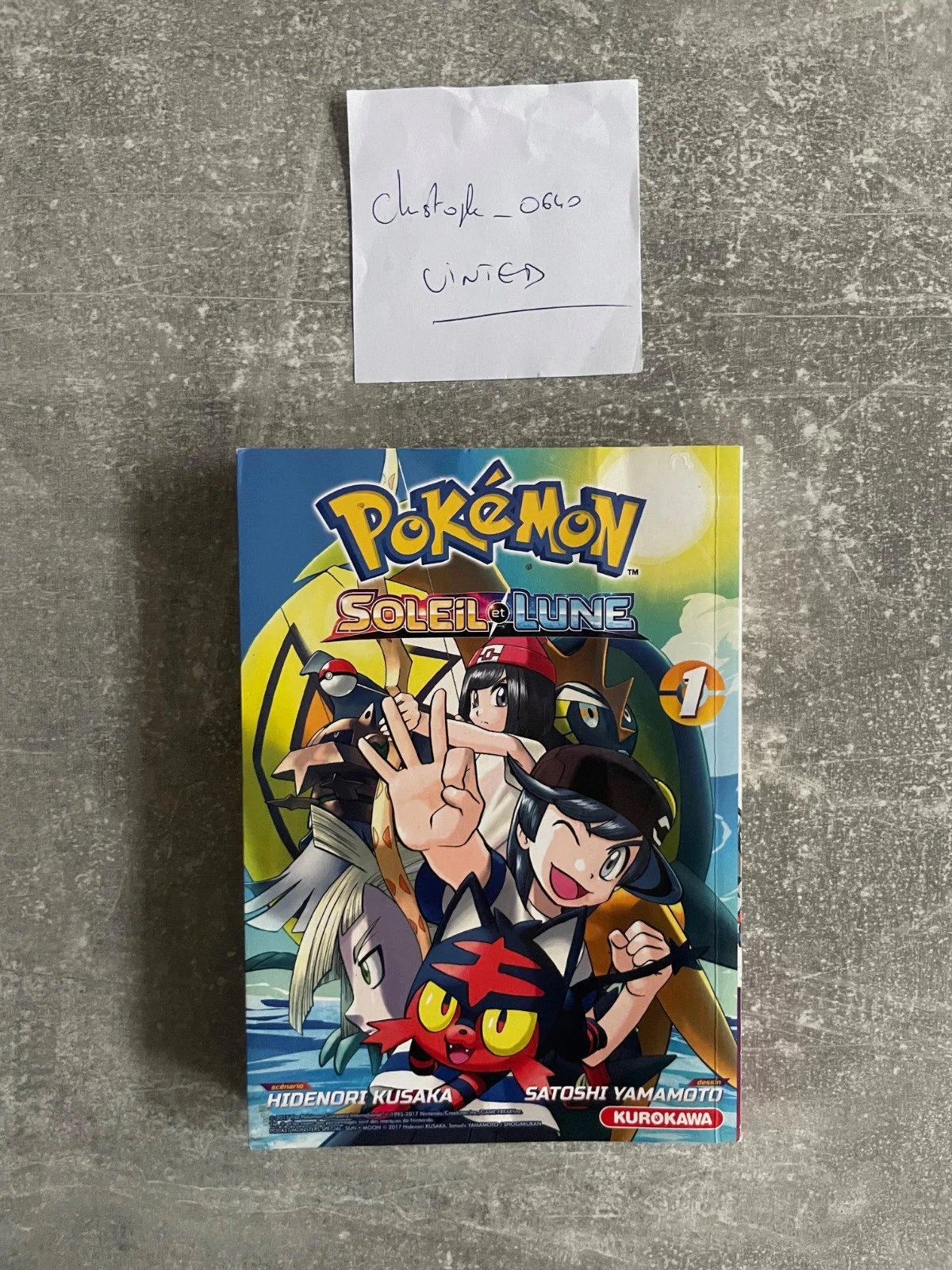 Manga Pokemon Soleil et lune Tome 1 en version française.